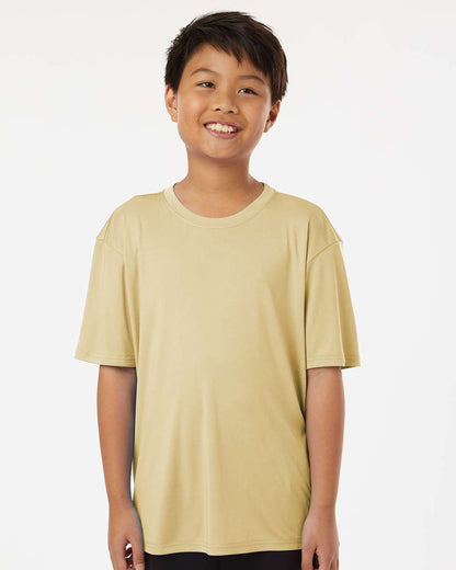 AllPro Youth Pro-Lock Performance T-Shirt 48000Y #colormdl_Vegas Gold