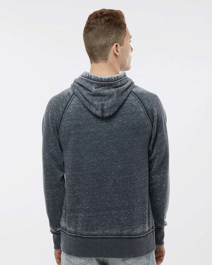 J. America Men's Vintage Zen Fleece Hooded Sweatshirt 8915 #colormdl_Vintage Navy