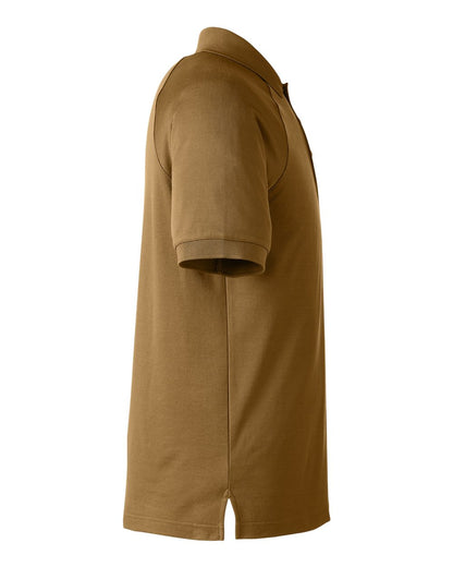 Harriton Men's Charge Snag and Soil Protect Polo M208 #color_Coyote Brown