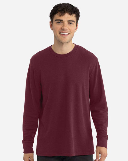 Next Level Unisex Ideal Thermal Long Sleeve T-Shirt 8211 #colormdl_Maroon