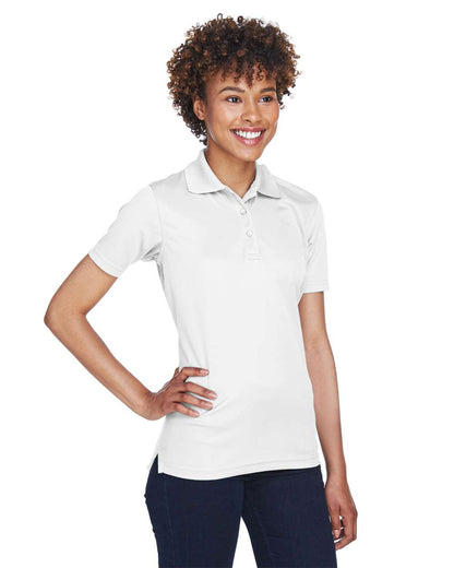 UltraClub Women's Cool & Dry Mesh Piqué Polo 8210L #colormdl_White
