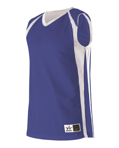 Alleson Athletic Reversible Basketball Jersey 54MMR #color_Royal/ White