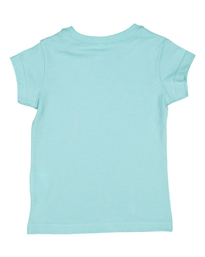 Rabbit Skins Toddler Girls Fine Jersey Tee 3316 #color_Chill