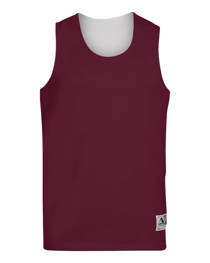 Augusta Sportswear Youth Reversible Wicking Tank Top 149 #color_Maroon/ White