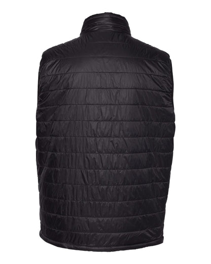 Independent Trading Co. Men's Puffer Vest EXP120PFV #color_Black