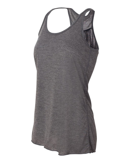 BELLA + CANVAS Women's Flowy Racerback Tank 8800 #color_Dark Grey Heather