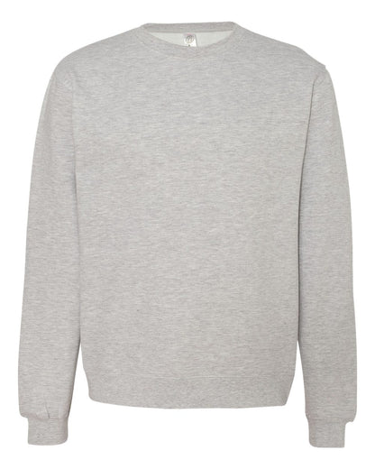 Independent Trading Co. Unisex Midweight Crewneck Sweatshirt SS3000 #color_Grey Heather