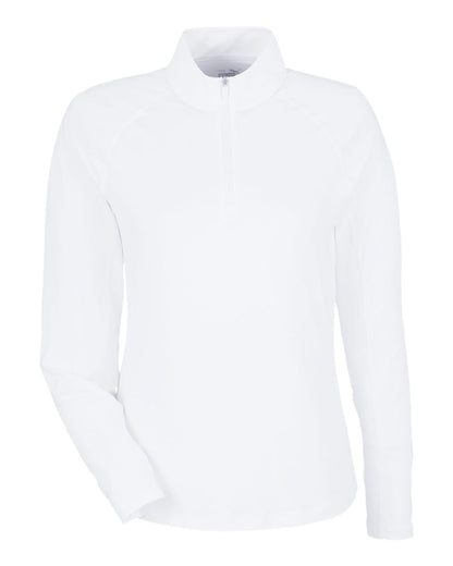 Puma Golf Women's You-V Quarter-Zip Pullover 625902 #color_White Glow
