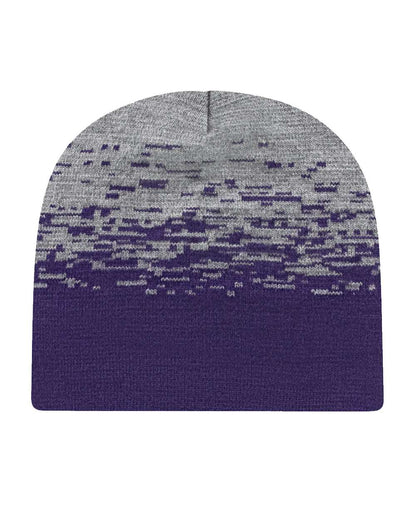 CAP AMERICA USA-Made Static Beanie RKS9 #color_Purple/ Heather