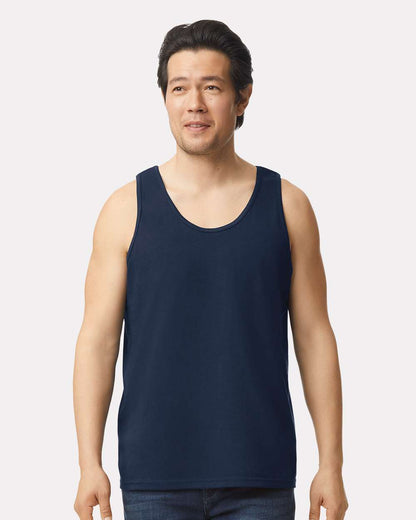 Gildan Unisex Ultra Cotton® Tank Top 2200 #colormdl_Navy