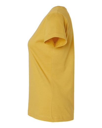 LAT Women's Fine Jersey Tee 3516 #color_Mustard