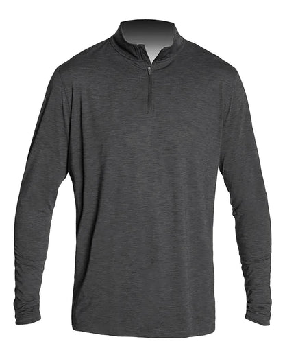 ANETIK Men's Low Pro Quarter-Zip Pullover MVQTRL9 #color_Charcoal Heathered