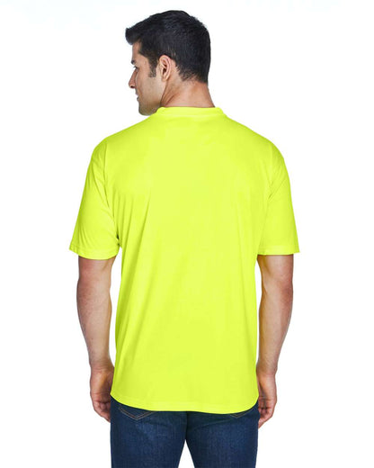 UltraClub Men's Cool & Dry Sport Performance Interlock T-Shirt 8420 #colormdl_Bright Yellow