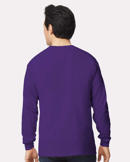 Gildan Unisex Ultra Cotton® Long Sleeve T-Shirt 2400 #colormdl_Purple