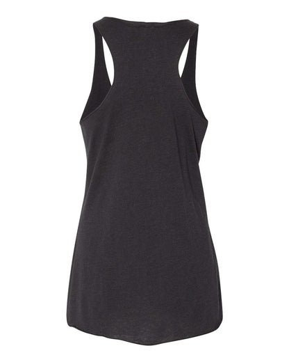 BELLA + CANVAS Women's Triblend Racerback Tank 8430 #color_Black Heather Triblend