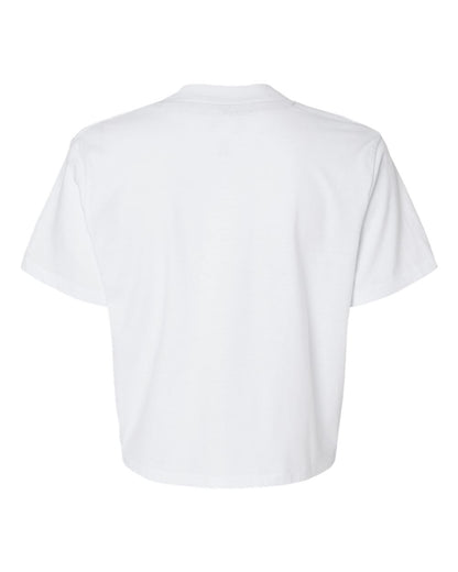 LAT Women's Boxy Tee 3518 #color_Blended White