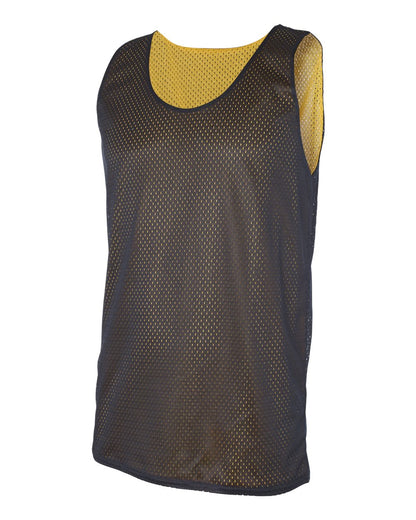 Badger Pro Mesh Reversible Tank Top 8529 #color_Navy/ Gold