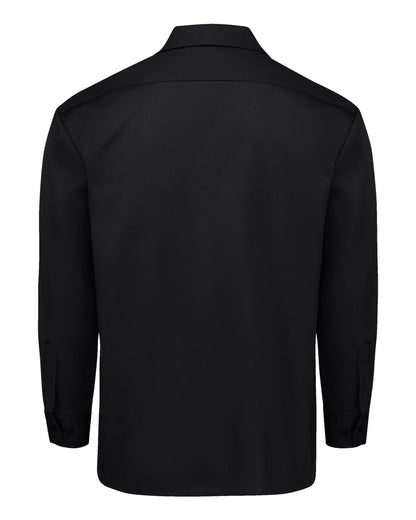 Dickies Men's Tall Long Sleeve Work Shirt 5574T #color_Black