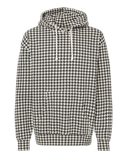 Independent Trading Co. Heavyweight Hooded Sweatshirt IND4000 #color_Houndstooth