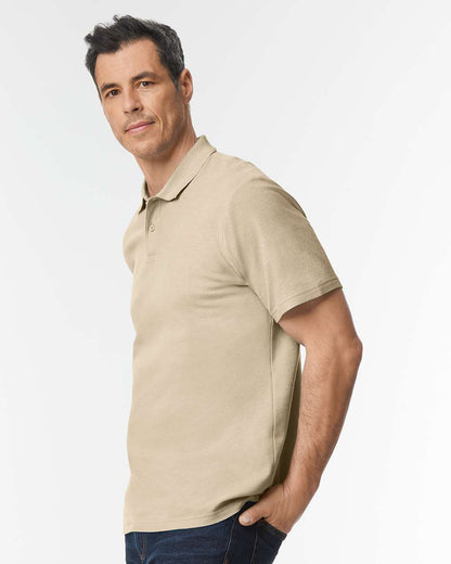 Gildan Softstyle® Adult Pique Polo 64800 #colormdl_Sand