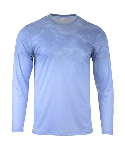 Paragon Unisex Montauk Oceanic Fade Performance Long Sleeve T-Shirt 229 #color_Blue Mist Fade