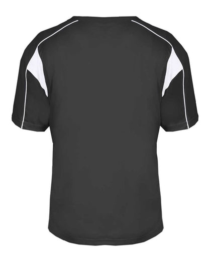 Alleson Athletic B-Core Pro Placket Jersey 7937 #color_Graphite/ White