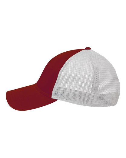 Sportsman Mesh Dad Hat Fit SP1750 #color_Cardinal/ Stone