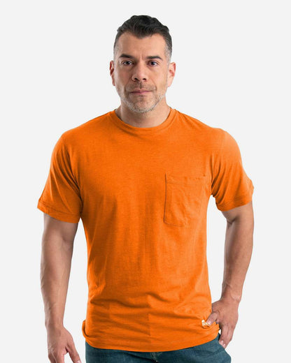 Berne Apparel Men's Lightweight Performance Pocket T-Shirt BSM38 #colormdl_Orange