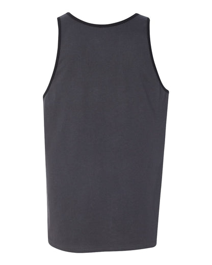 BELLA + CANVAS Jersey Tank 3480 #color_Dark Grey/ Black