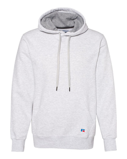Russell Athletic Unisex Cotton Rich Fleece Hooded Sweatshirt 82ONSM #color_Ash