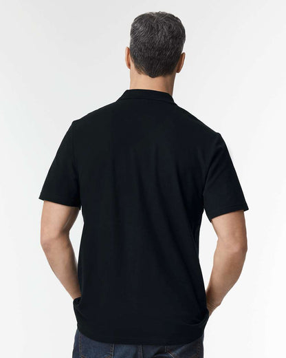 Gildan Unisex Softstyle® Pique Polo 64800 #colormdl_Black