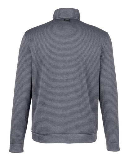 Under Armour Men's Storm Sweater Fleece Quarter-Zip Pullover 1373674 #color_Pitch Grey/ Black