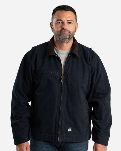 Berne Apparel Men's Highland Washed Gasoline Jacket J374 #colormdl_Midnight