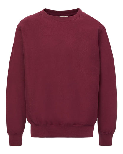 MV Sport Unisex Pro-Weave® Crewneck Sweatshirt 496 #color_Maroon