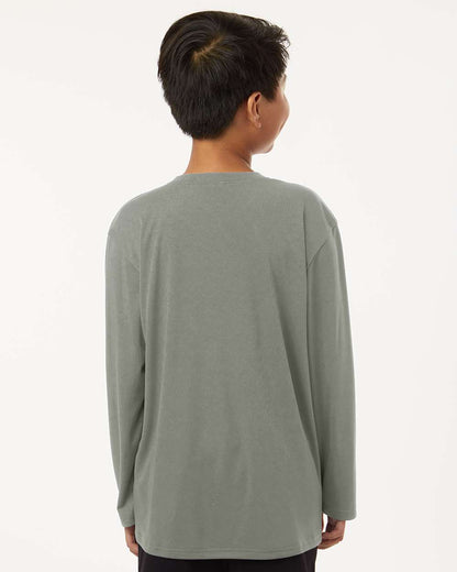 AllPro Youth Pro-Lock Performance Long Sleeve T-Shirt 48400Y #colormdl_Greystone