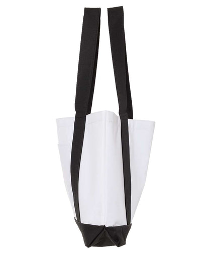 Liberty Bags P&O Cruiser Tote 7002 #color_White/ Black