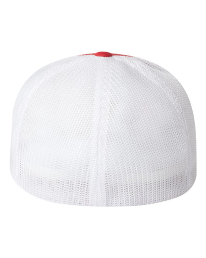 Flexfit Trucker Cap 6511 #color_Red/ White