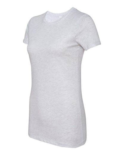 BELLA + CANVAS Women's Slim Fit Tee 6004 #color_Solid White Blend