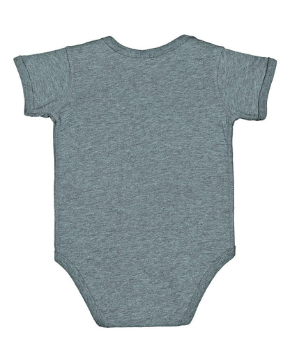 Rabbit Skins Infant Fine Jersey Bodysuit 4424 #color_Ice Blackout