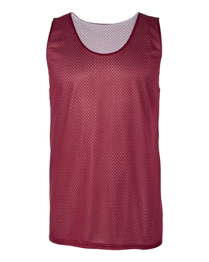 Badger Pro Mesh Reversible Tank Top 8529 #color_Cardinal/ White