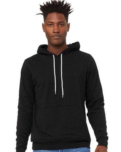 BELLA + CANVAS Sponge Fleece Hoodie 3719 #colormdl_Black Heather