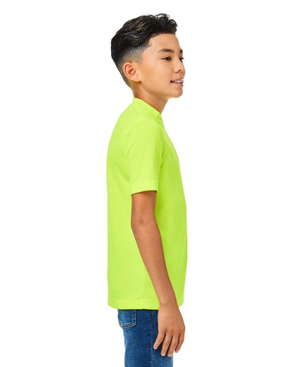 Team 365 Youth Zone Performance Mesh T-Shirt TT15Y #colormdl_Safety Yellow