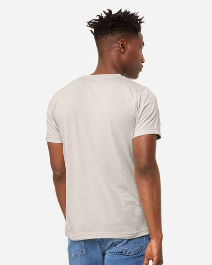BELLA + CANVAS Unisex Heather CVC V-Neck Tee 3005CVC #colormdl_Heather Dust