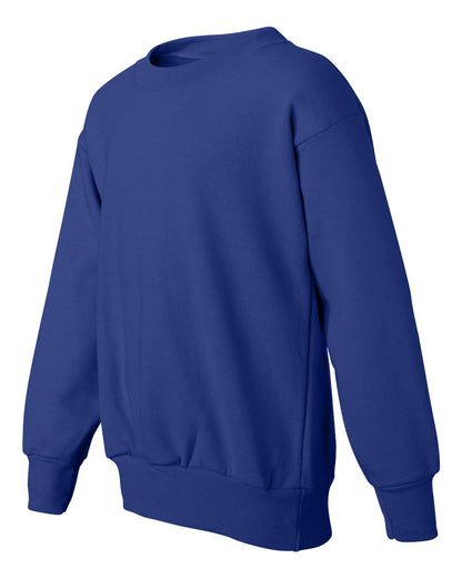 Hanes Youth EcoSmart® Crewneck Sweatshirt P360 #color_Deep Royal