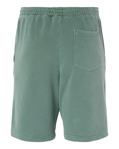 Independent Trading Co. Unisex Pigment-Dyed Fleece Shorts PRM50STPD #color_Pigment Alpine Green