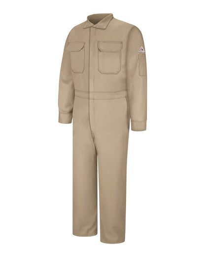 Bulwark Men's Tall Premium Coverall - Nomex® IIIA - 4.5 oz. CNB2T #color_Tan