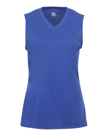 Badger Girls' B-Core Sleeveless T-Shirt 2163 #color_Royal