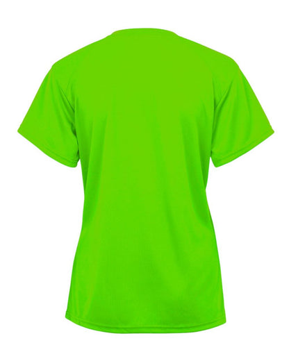 Badger Youth B-Core V-Neck T-Shirt 2162 #color_Lime