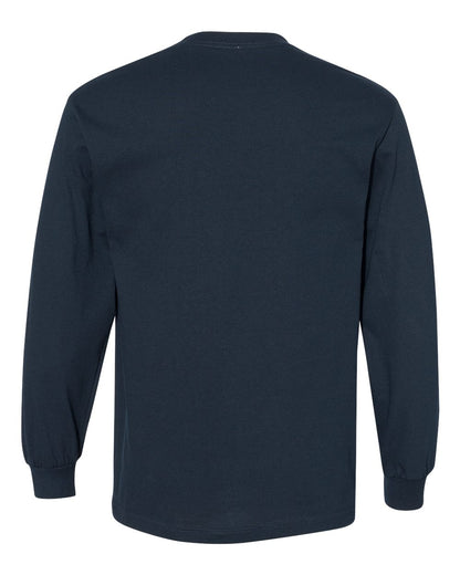 American Apparel Unisex Heavyweight Cotton Long Sleeve Tee 1304 #color_True Navy