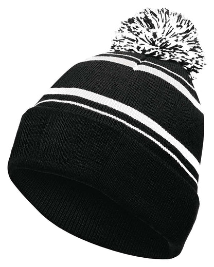 Holloway 8 1/2" Homecoming Beanie 223860 #color_Black/ White